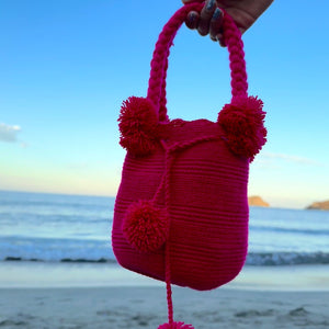 Mochila Wayuu Baby Fucsia