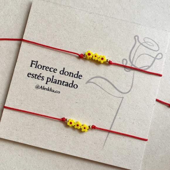 pulsera x2 florece