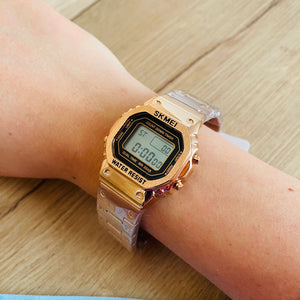 Reloj skmei retro Oro rosa