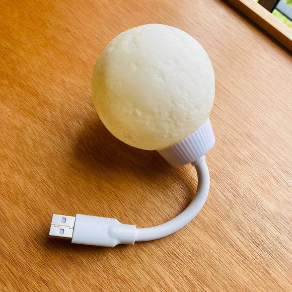 Lámpara luna usb