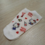 Calcetines Hello Kitty rojo