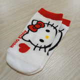 Calcetines Hello Kitty rojo