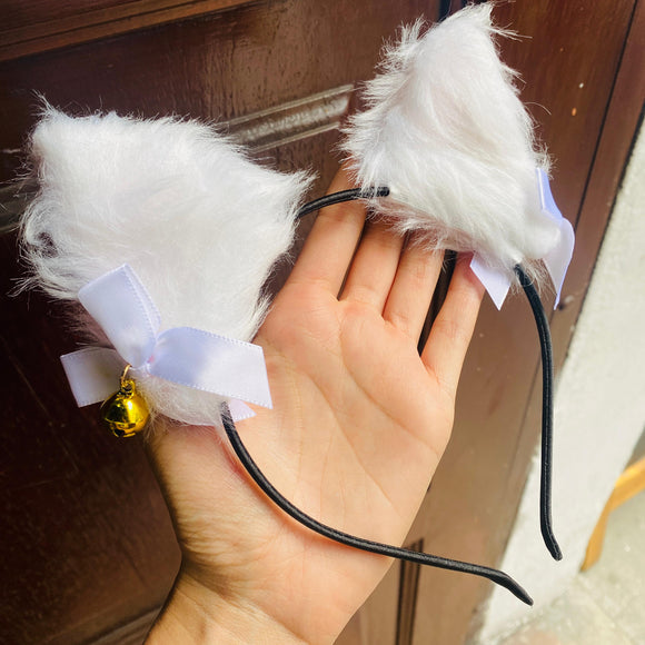 Diadema kitty blanco