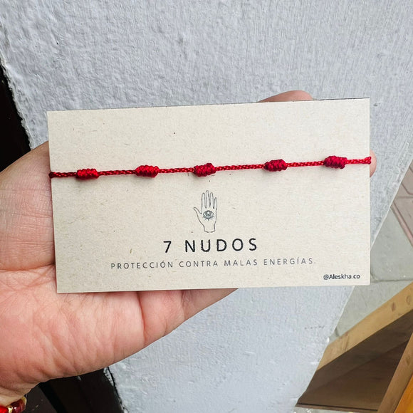 Pulsera 7 nudos protección