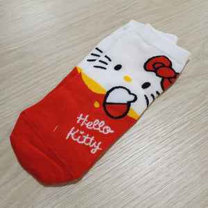 Calcetines Hello Kitty rojo