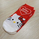 Calcetines Hello Kitty rojo