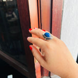 Anillo Lapis lazuli