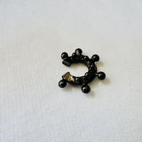 Earcuff Rustico Balines negro