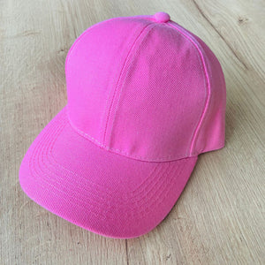 Gorra Rosa Con Velcro